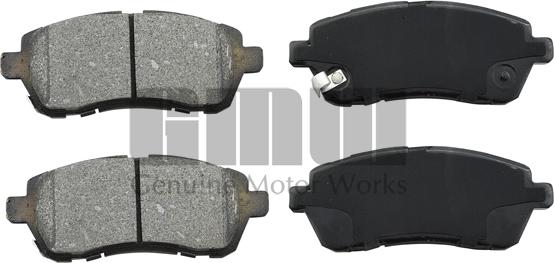 GMW BDP5002FEF - Brake Pad Set, disc brake autospares.lv