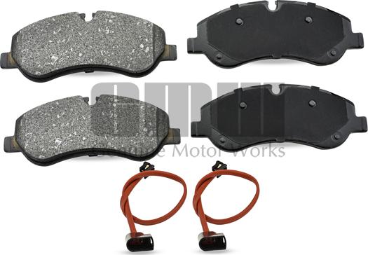 GMW BDP3001TCF - Brake Pad Set, disc brake autospares.lv