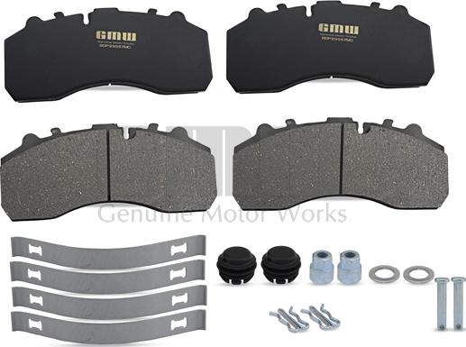 GMW BDP29087MC - Brake Pad Set, disc brake autospares.lv