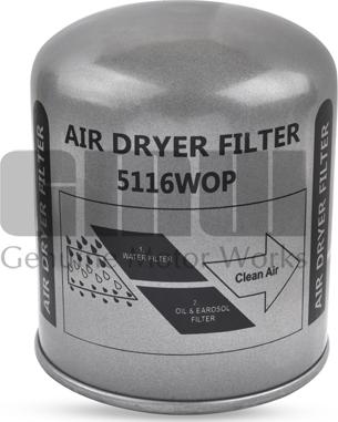 GMW FF5116WOP - Air Dryer Cartridge, compressed-air system autospares.lv