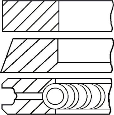 Goetze Engine 08-433000-00 - Piston Ring Kit autospares.lv