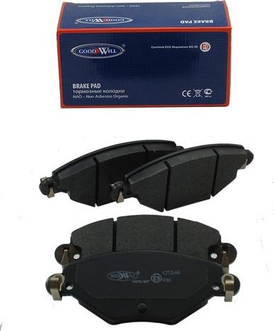 GoodWill 1054 F - Brake Pad Set, disc brake autospares.lv