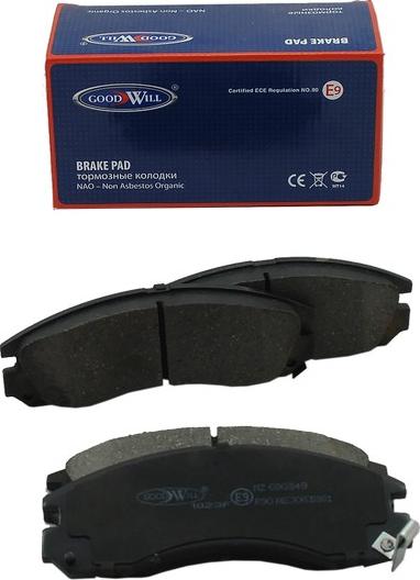 GoodWill 1023 F - Brake Pad Set, disc brake autospares.lv