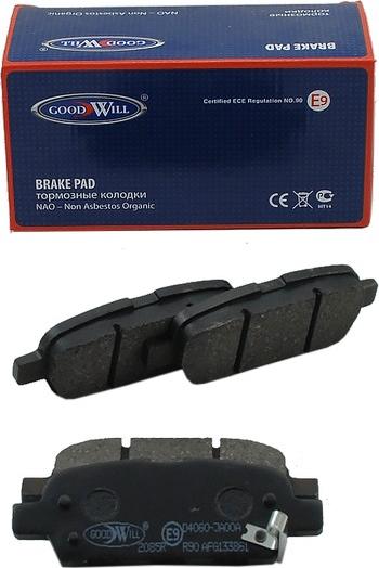 GoodWill 2085 R - Brake Pad Set, disc brake autospares.lv