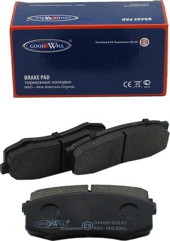 GoodWill 2088 R - Brake Pad Set, disc brake autospares.lv