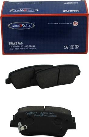 GoodWill 2116 R - Brake Pad Set, disc brake autospares.lv