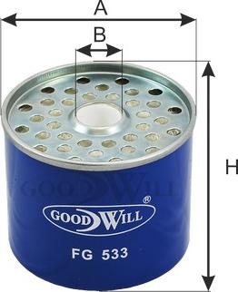 GoodWill FG 533 - Fuel filter autospares.lv