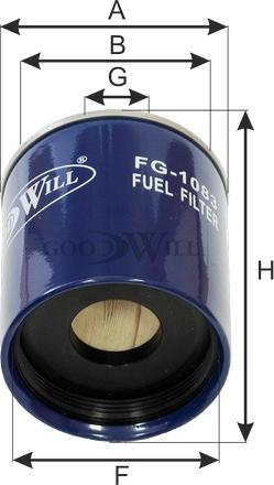 GoodWill FG 1083 - Fuel filter autospares.lv