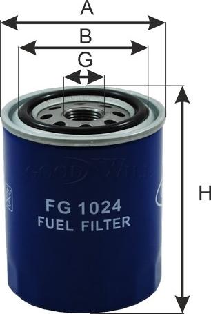 GoodWill FG 1024 - Fuel filter autospares.lv