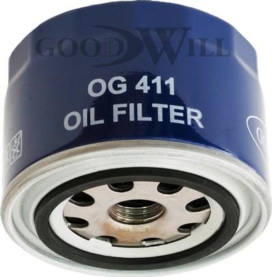 GoodWill OG 411 - Oil Filter autospares.lv