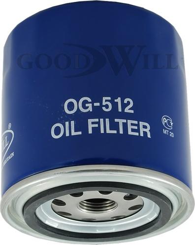 GoodWill OG 512 - Oil Filter autospares.lv