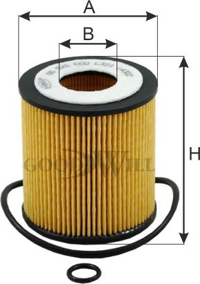 GoodWill OG 525 ECO - Oil Filter autospares.lv