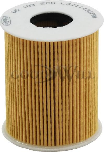 GoodWill OG 103 ECO - Oil Filter autospares.lv