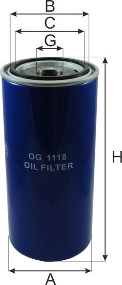 GoodWill OG 1118 - Oil Filter autospares.lv