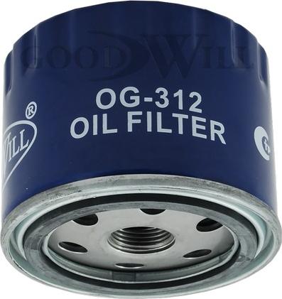 GoodWill OG 312 - Oil Filter autospares.lv