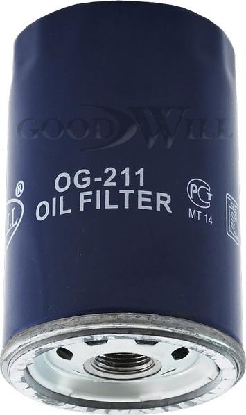 GoodWill OG 211 - Oil Filter autospares.lv