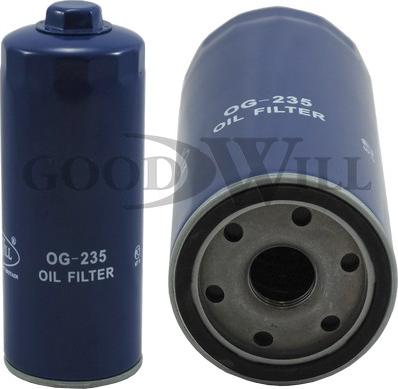 GoodWill OG 235 - Oil Filter autospares.lv