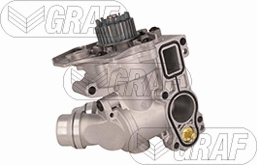 Graf PA1358 - Water Pump autospares.lv