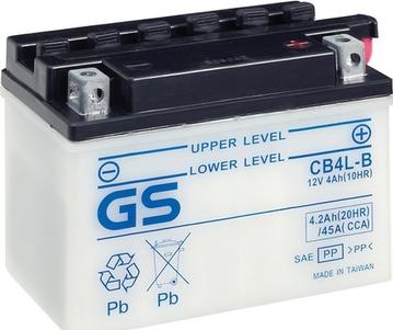 GS GS-CB4L-B - Starter Battery autospares.lv