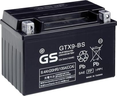 GS GS-GTX9-BS - Starter Battery autospares.lv