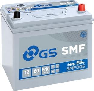 GS SMF005 - Starter Battery autospares.lv