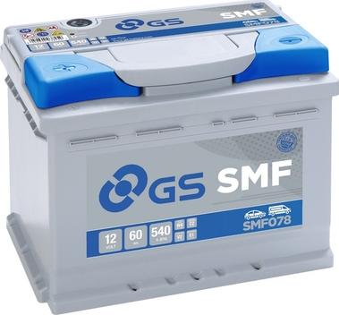 GS SMF078 - Starter Battery autospares.lv