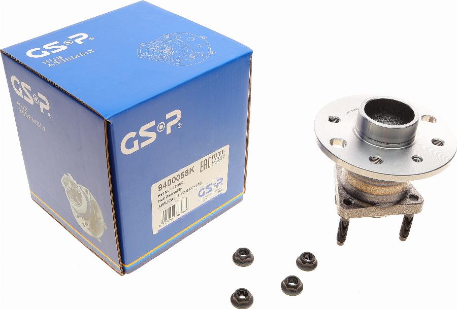 GSP 9400058K - Wheel Hub autospares.lv