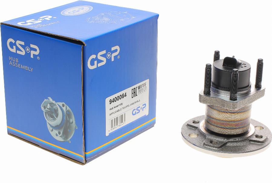 GSP 9400064 - Wheel hub, bearing Kit autospares.lv