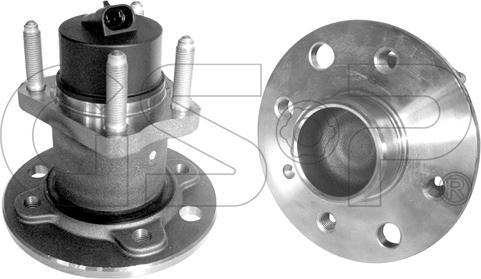 GSP 9400064 - Wheel hub, bearing Kit autospares.lv