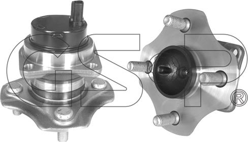 GSP 9400062 - Wheel hub, bearing Kit autospares.lv