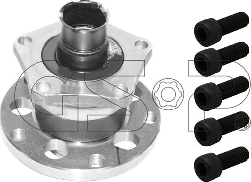 GSP 9400003K - Wheel hub, bearing Kit autospares.lv