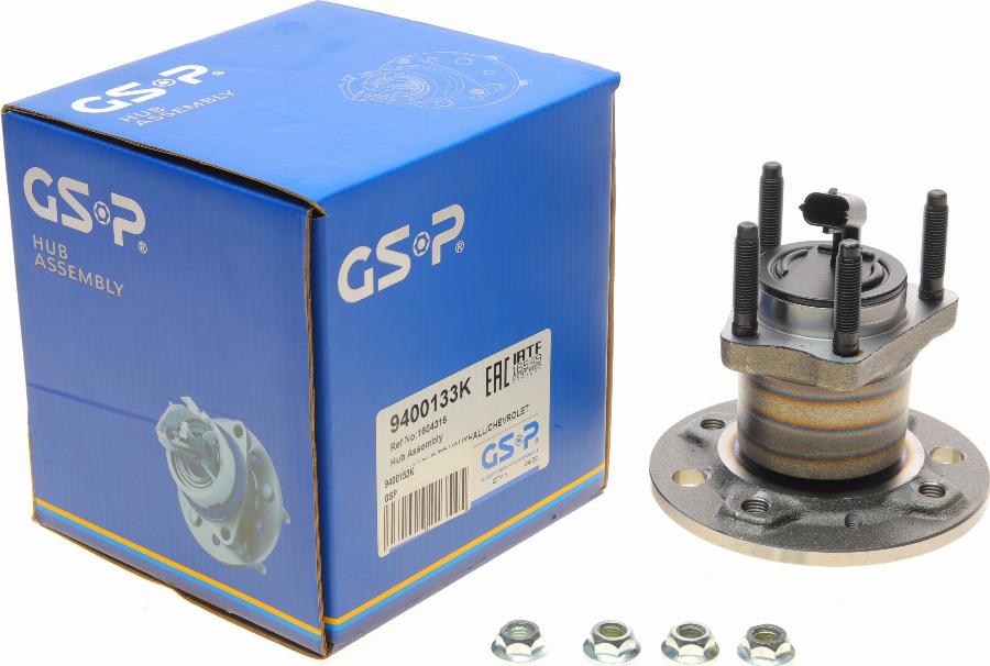 GSP 9400153K - Wheel hub, bearing Kit autospares.lv