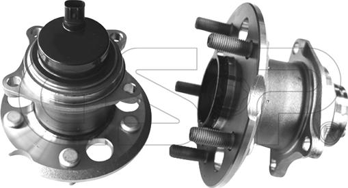 GSP 9400167 - Wheel hub, bearing Kit autospares.lv
