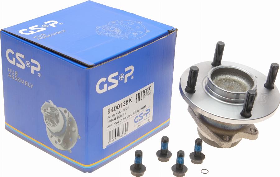 GSP 9400135K - Wheel hub, bearing Kit autospares.lv