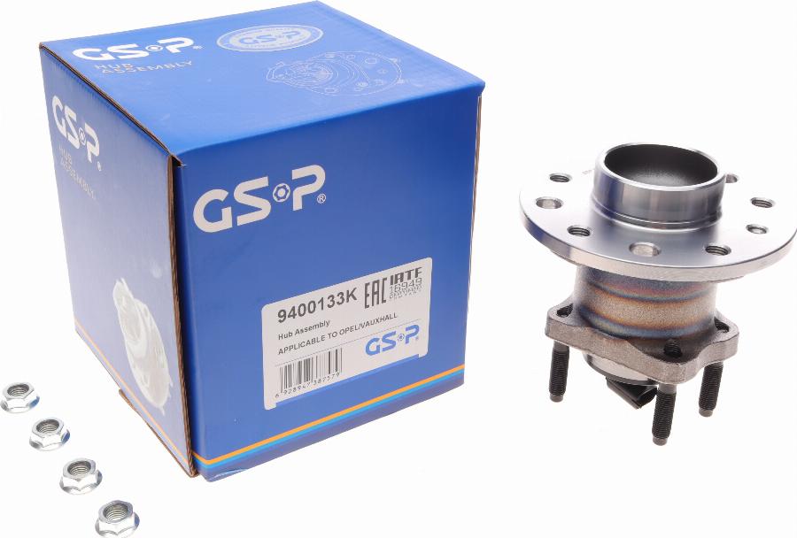 GSP 9400133K - Wheel hub, bearing Kit autospares.lv