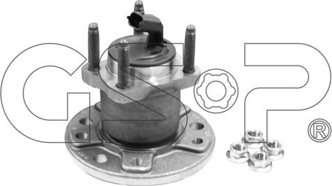 GSP 9400338K - Wheel hub, bearing Kit autospares.lv