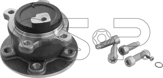 GSP 9400253K - Wheel hub, bearing Kit autospares.lv