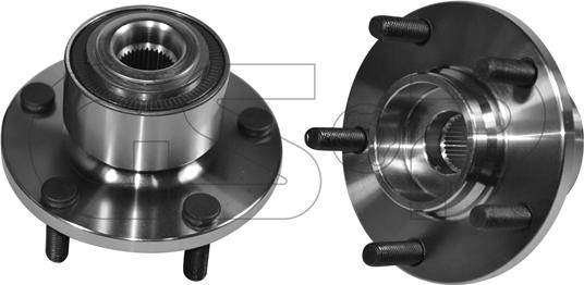 GSP 9336008 - Wheel hub, bearing Kit autospares.lv