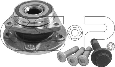 GSP 9336022K - Wheel hub, bearing Kit autospares.lv