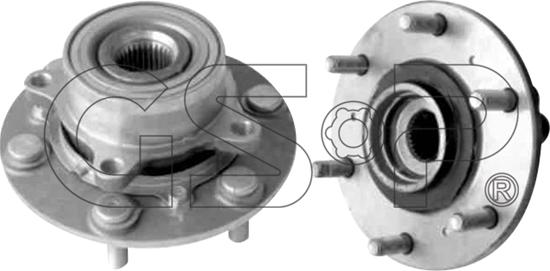 GSP 9330007 - Wheel hub, bearing Kit autospares.lv