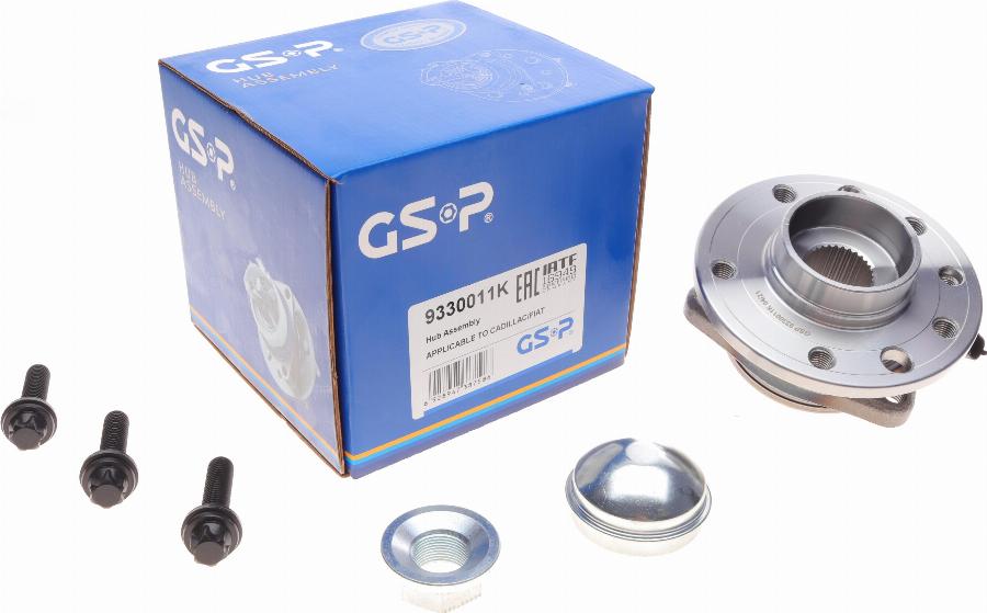 GSP 9330011K - Wheel hub, bearing Kit autospares.lv