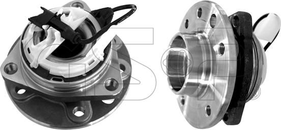 GSP 9330011 - Wheel hub, bearing Kit autospares.lv