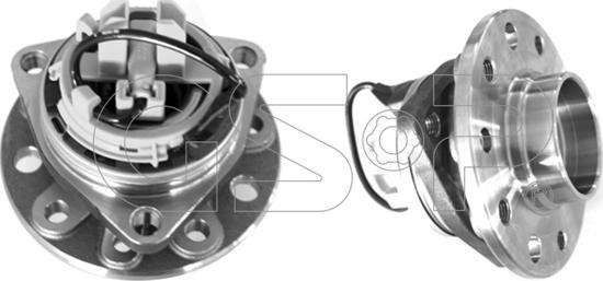 GSP 9330013 - Wheel hub, bearing Kit autospares.lv