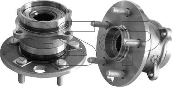 GSP 9330037 - Wheel hub, bearing Kit autospares.lv
