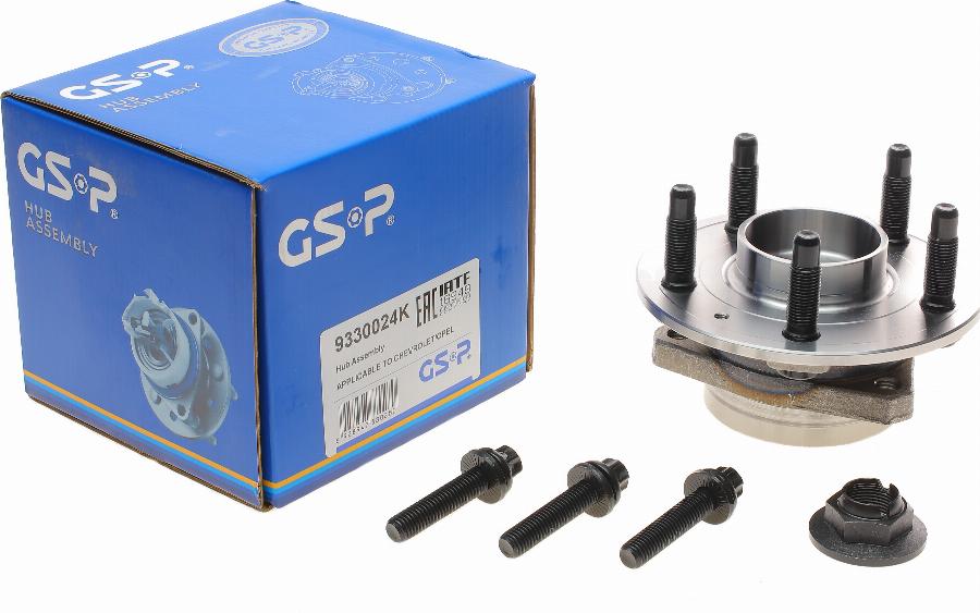 GSP 9330024K - Wheel hub, bearing Kit autospares.lv