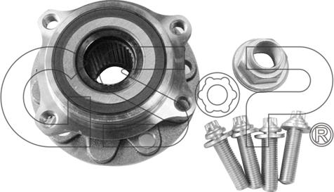 GSP 9330025K - Wheel hub, bearing Kit autospares.lv