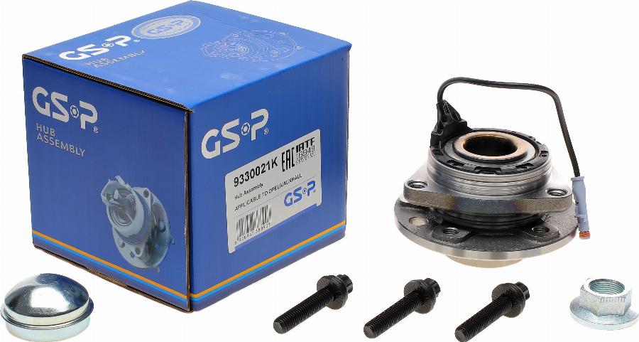 GSP 9330021K - Wheel hub, bearing Kit autospares.lv