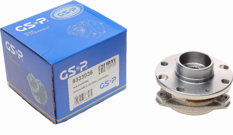 GSP 9333036 - Wheel hub, bearing Kit autospares.lv