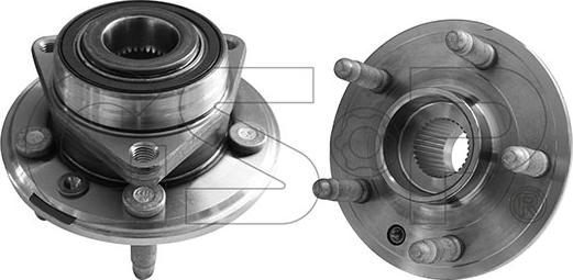 GSP 9333118 - Wheel hub, bearing Kit autospares.lv