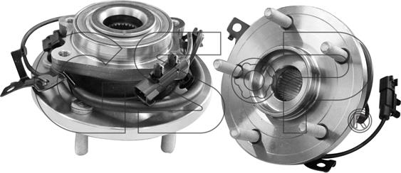 GSP 9332018 - Wheel hub, bearing Kit autospares.lv